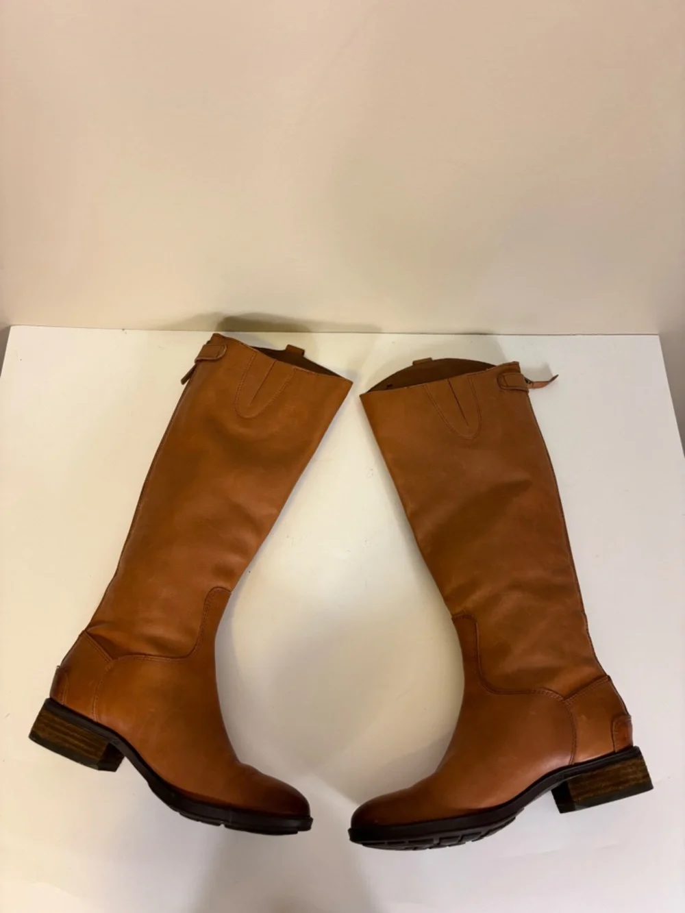 Sam Edelman Tan Leather Tall Penny‎ Riding Boots Size 5